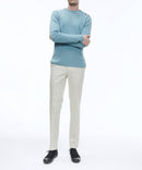 Fursac - Pull Marin En Laine Et Coton - Ciel - Homme