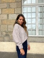 Cardigan Charlie taupe