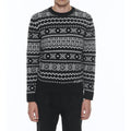 Jersey De Lana Con Cuello Redondo - Blanco Y Negro