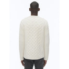 Fursac - Cable-Knit Wool Cardigan - Ecru