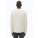 Cable-knit Wool Cardigan - Ecru