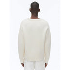 Fursac - Ribbed Round-Neck Wool Jumper - Ecru