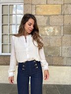 Victorine raw denim jeans