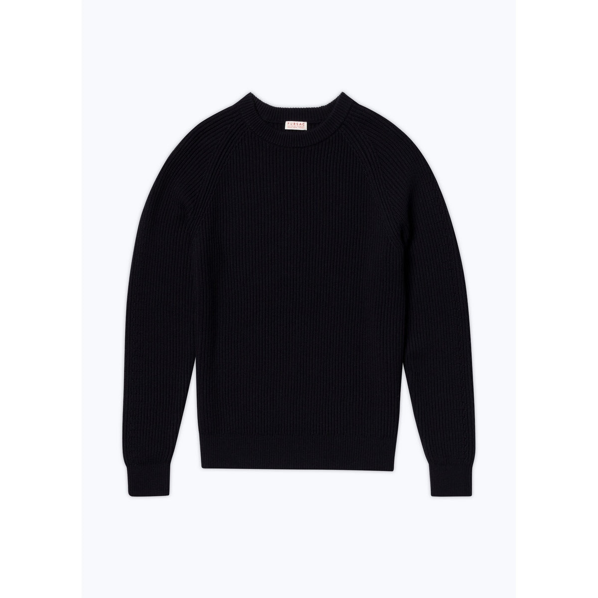 Certified Cotton And Wool Sweater - Navy Blue