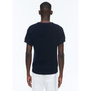 Pull À Côtes En Laine Et Coton - Bleu Marine