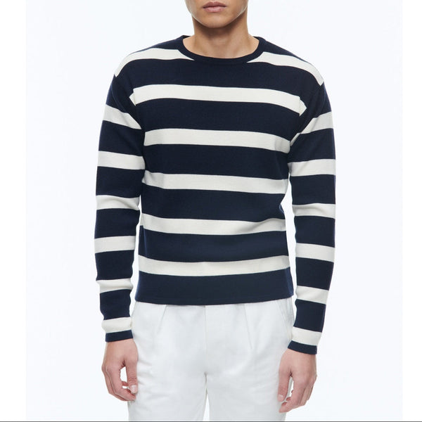 Fursac - Pull Marinière Milano - Marine