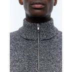 Certified Wool Trucker Neck Sweater - Heather Gray