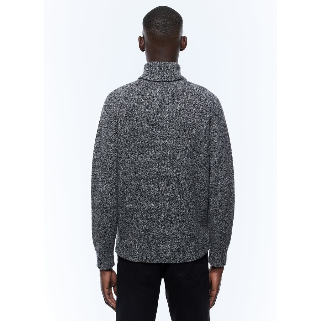 Certified Wool Trucker Neck Sweater - Heather Gray