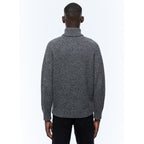 Certified Wool Trucker Neck Sweater - Heather Gray