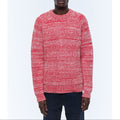 Pull Chiné En Laine Certifiée - Rouge Chiné