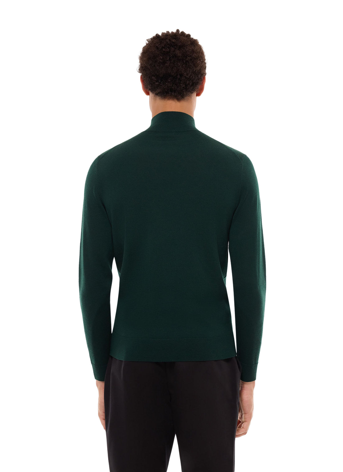 Pull Col Camionneur En Maille Fine - Forêt