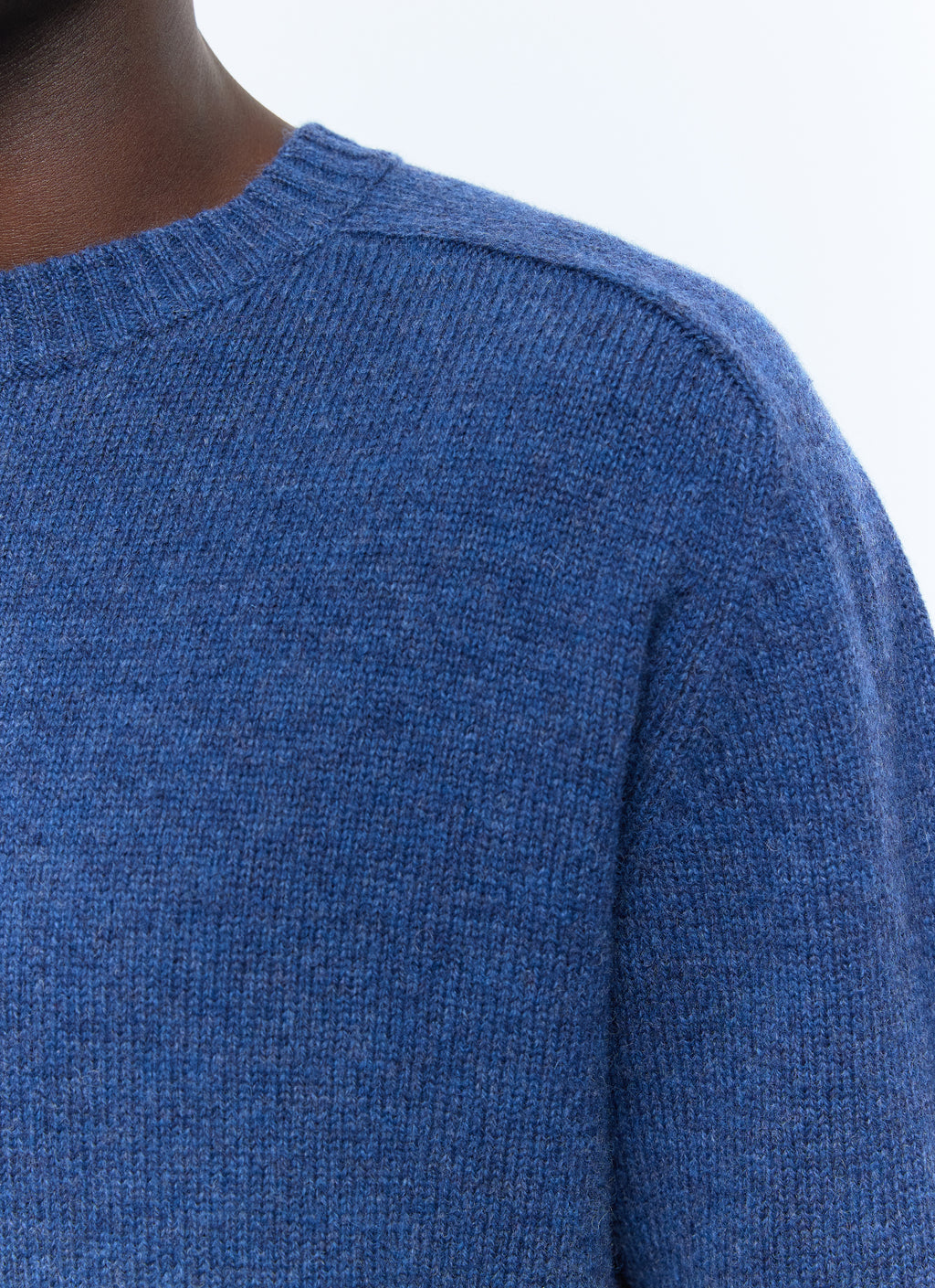 Pull En Shetland - Bleu De Nîmes