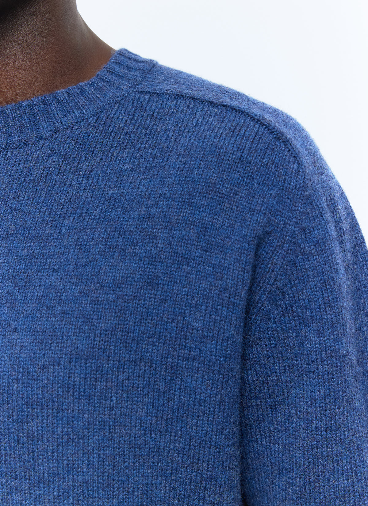 Pull En Shetland - Bleu De Nîmes