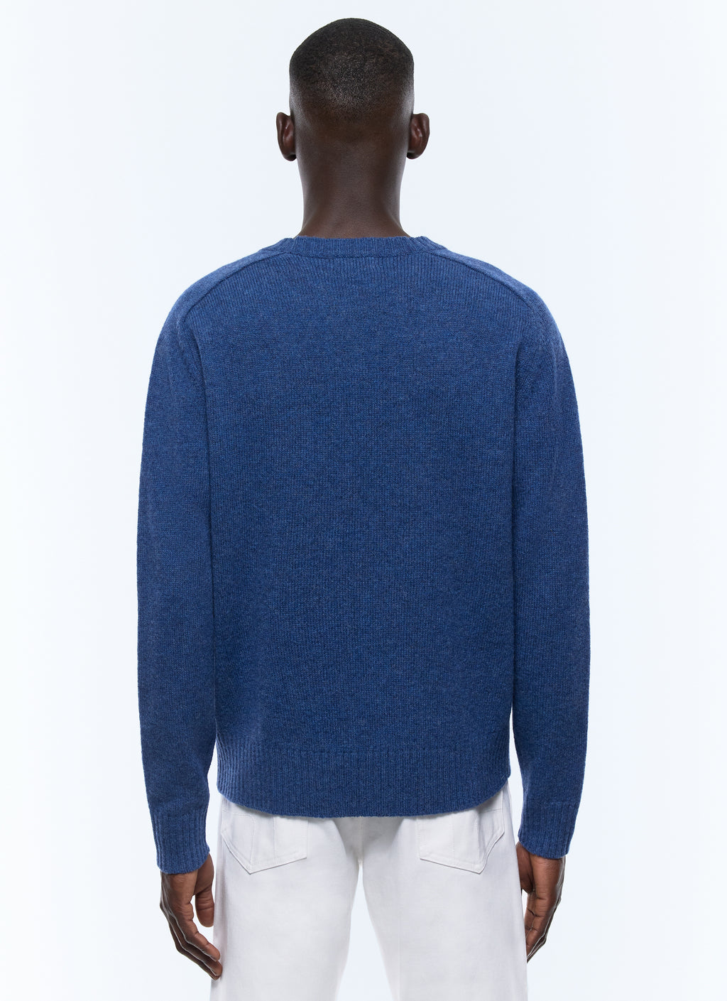 Pull En Shetland - Bleu De Nîmes