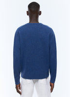 Pull En Shetland - Bleu De Nîmes