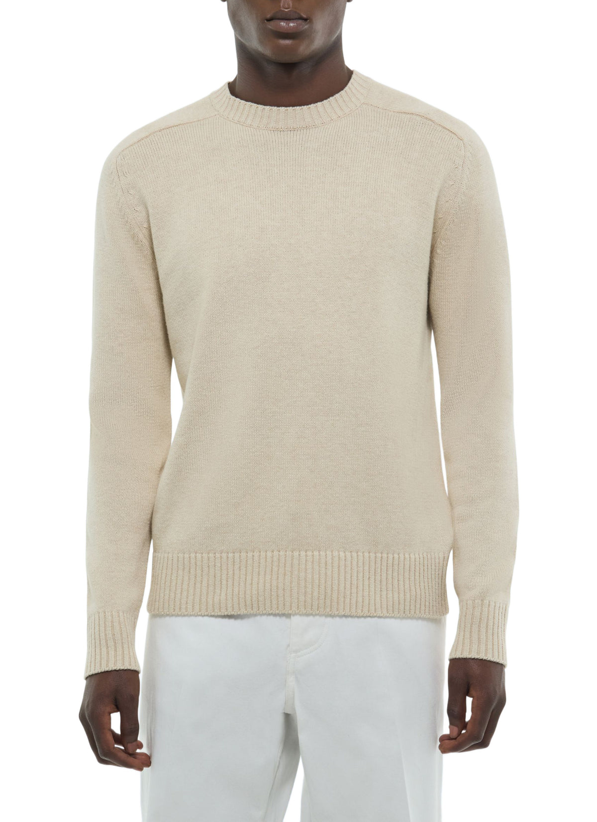 Pull En Coton Et Laine - Ficelle