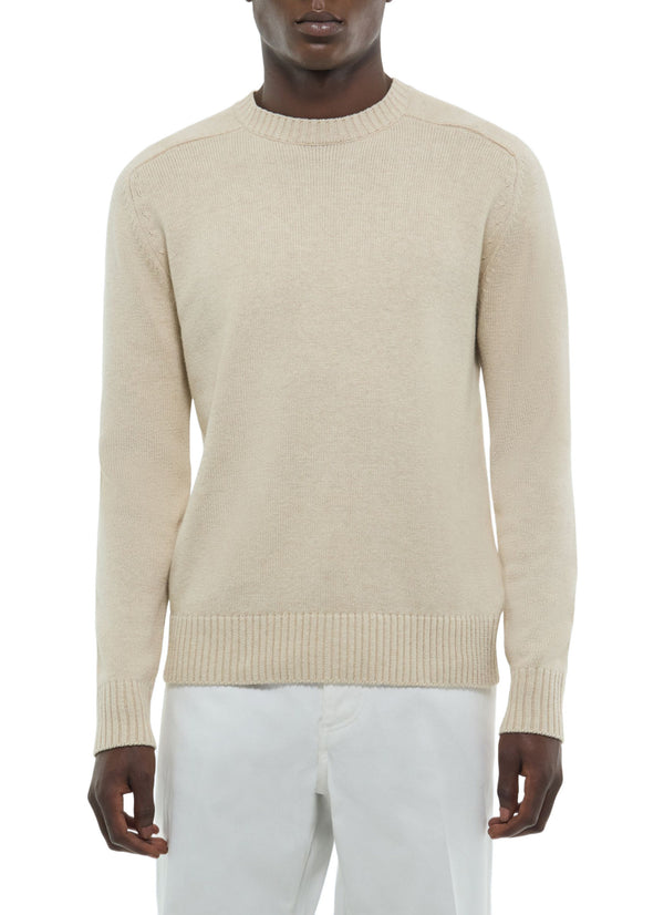 Pull En Coton Et Laine - Ficelle