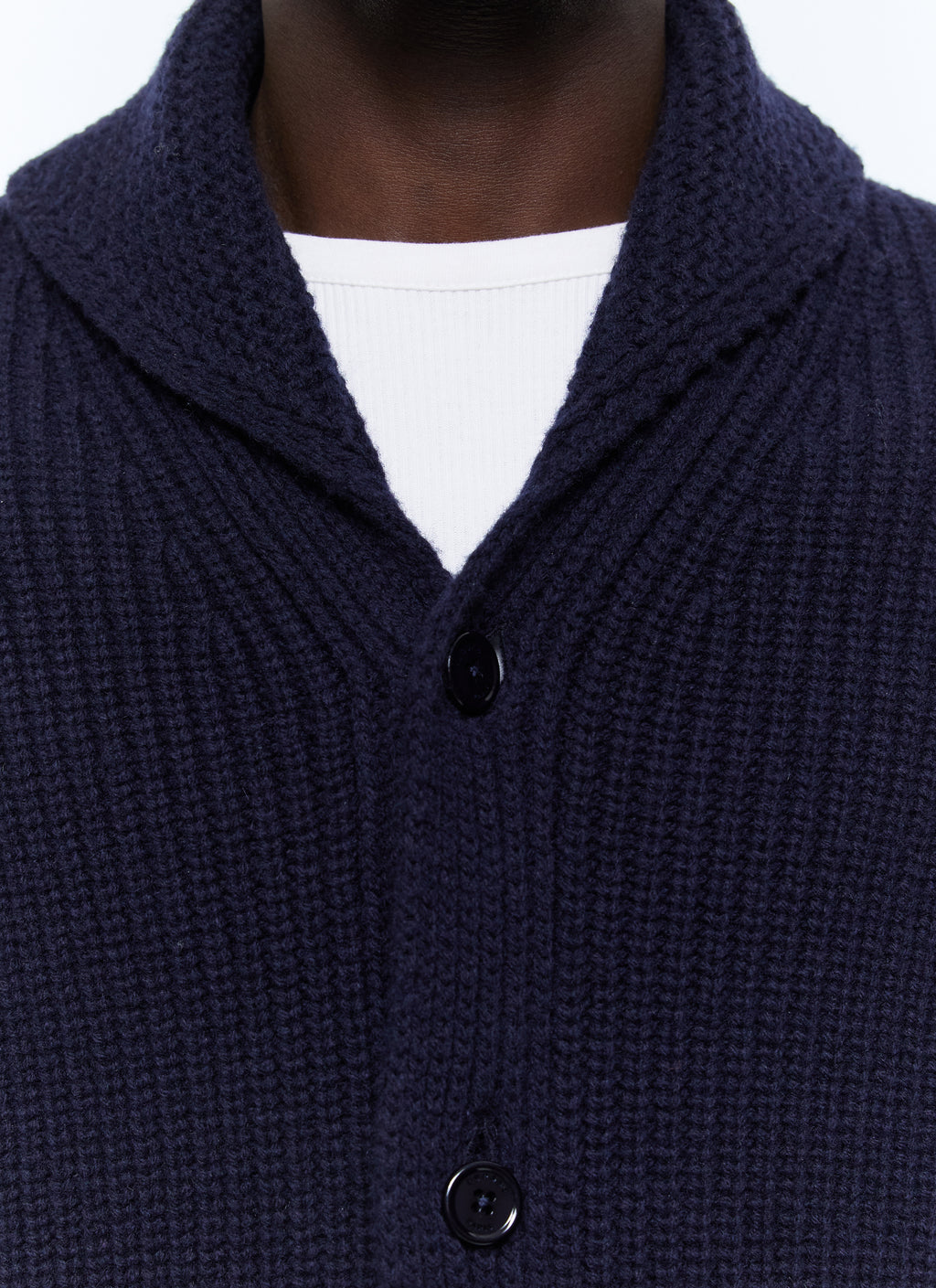 Cardigan En Maille - Marine