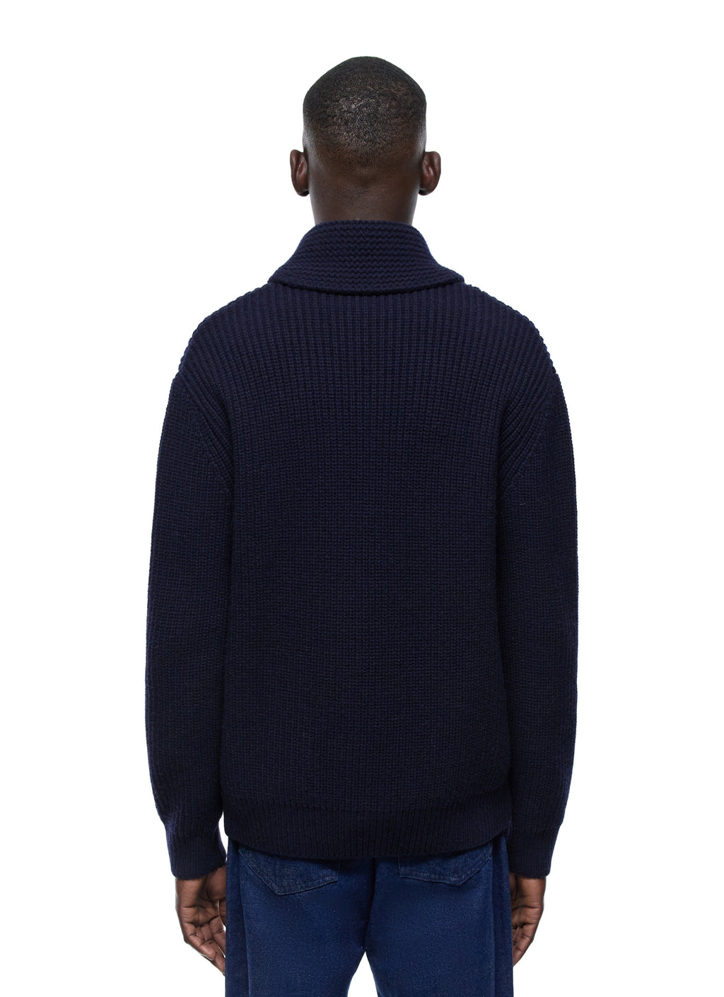 Cardigan En Maille - Marine