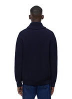 Cardigan En Maille - Marine