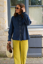 Elise Dark Denim Shirt