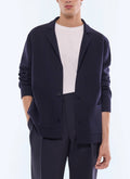 Cardigan Van Milanoliniaal Breisel - Marineblauw