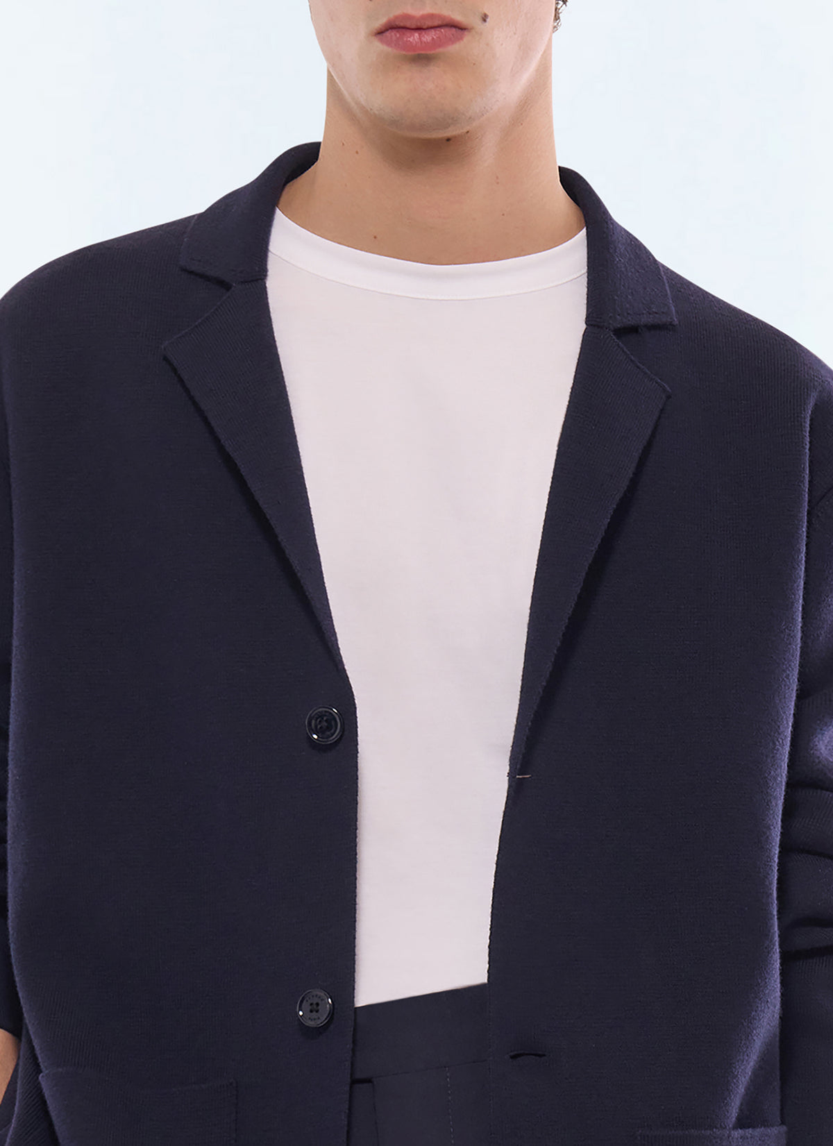 Cardigan Van Milanoliniaal Breisel - Marineblauw