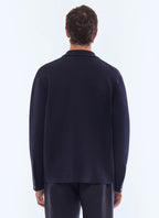 Cardigan Van Milanoliniaal Breisel - Marineblauw