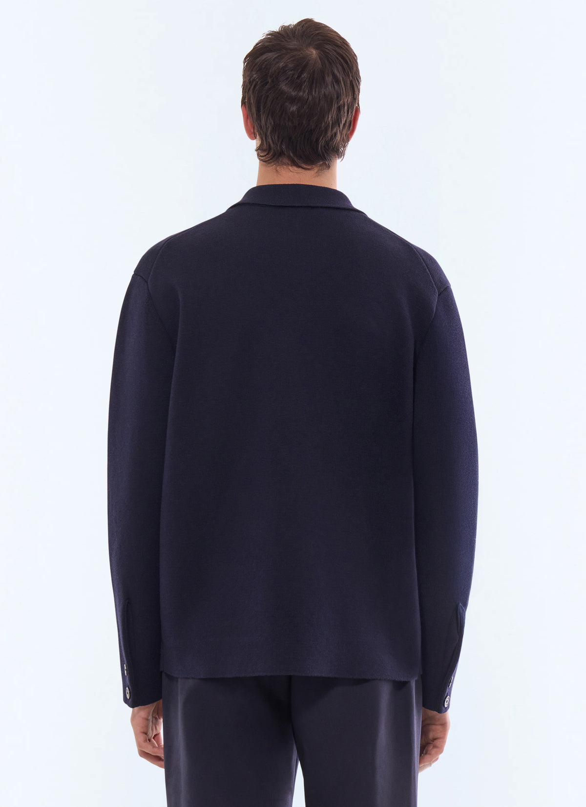 Cardigan Van Milanoliniaal Breisel - Marineblauw