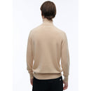 Jersey De Lana Y Cashmere Con Cuello Alto - Beige