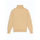 Jersey De Lana Y Cashmere Con Cuello Alto - Beige