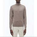 Fursac - Pull Col Roulé Mérinos Taupe 16Gg - Taupe
