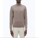 Jersey De Cuello Alto Merino Taupe 16Gg - Taupe