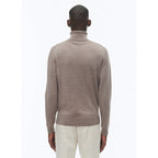 Fursac - Pull Col Roulé Mérinos Taupe 16Gg - Taupe