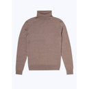 Jersey De Cuello Alto Merino Taupe 16Gg - Taupe