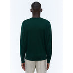Pull En Laine Mérinos - Vert Sapin