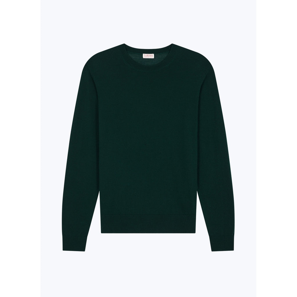 Pull En Laine Mérinos - Vert Sapin