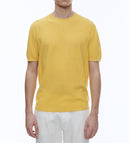 Fursac - Yellow Mercerized Cotton TShirt