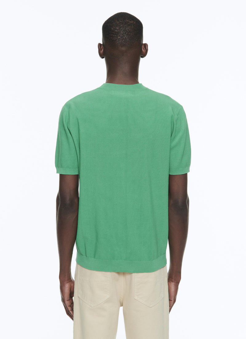 Fursac - Green Mercerized Cotton TShirt