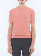 Tee-Shirt En Maille - Rose