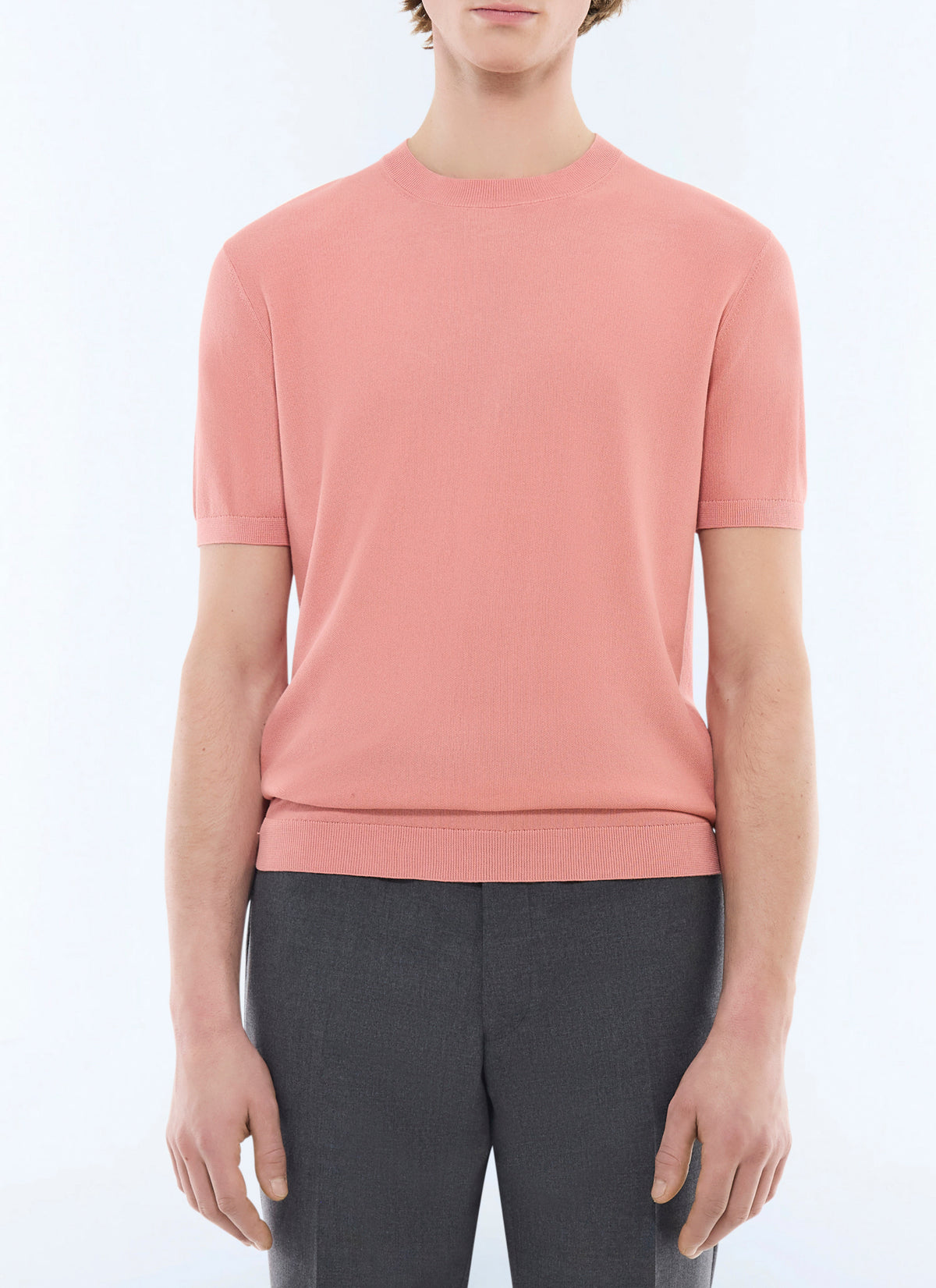 Tee-Shirt En Maille - Rose