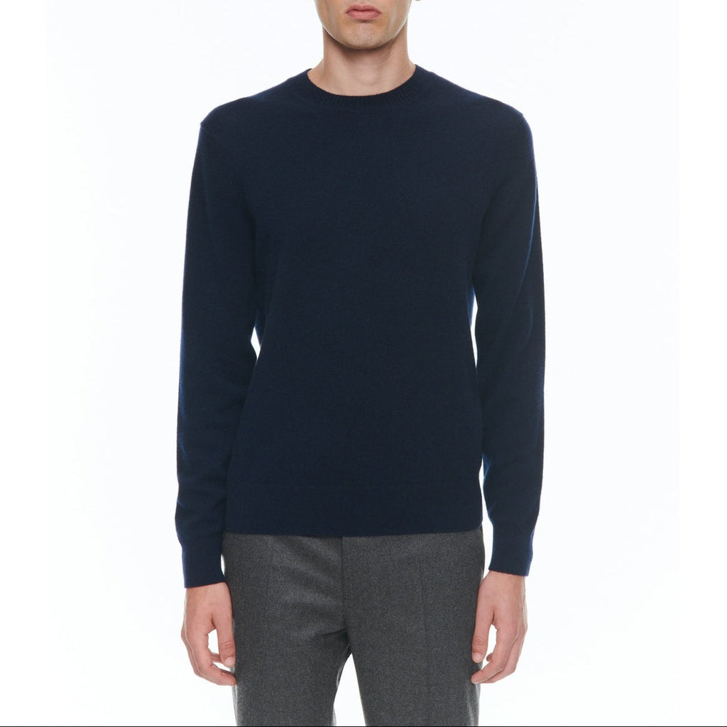 Fursac - Pull Col Rond En Cachemire - Bleu