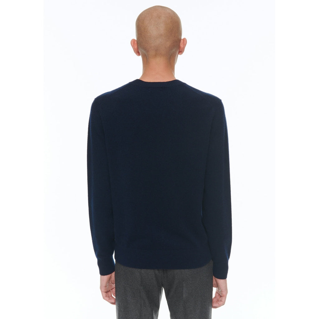 Fursac - Pull Col Rond En Cachemire - Bleu