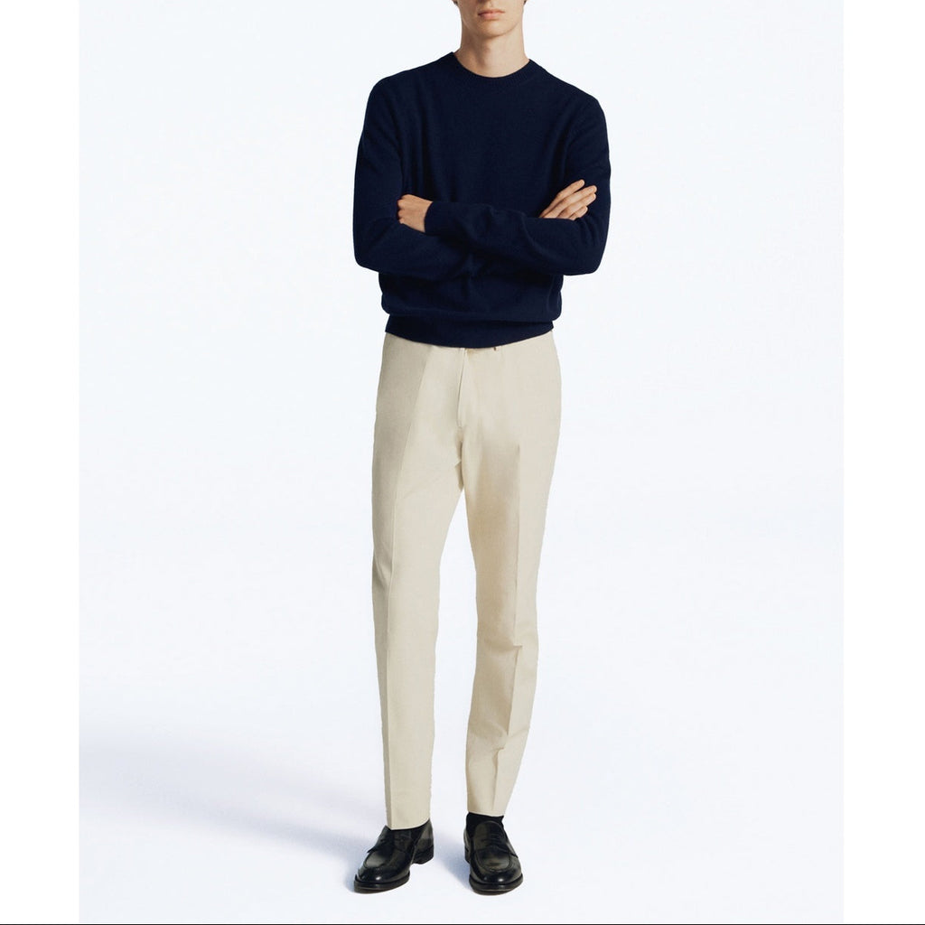 Wool And Cashmere Sweater - Navy Blue