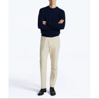 Wool And Cashmere Sweater - Navy Blue