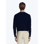 Wool And Cashmere Sweater - Navy Blue