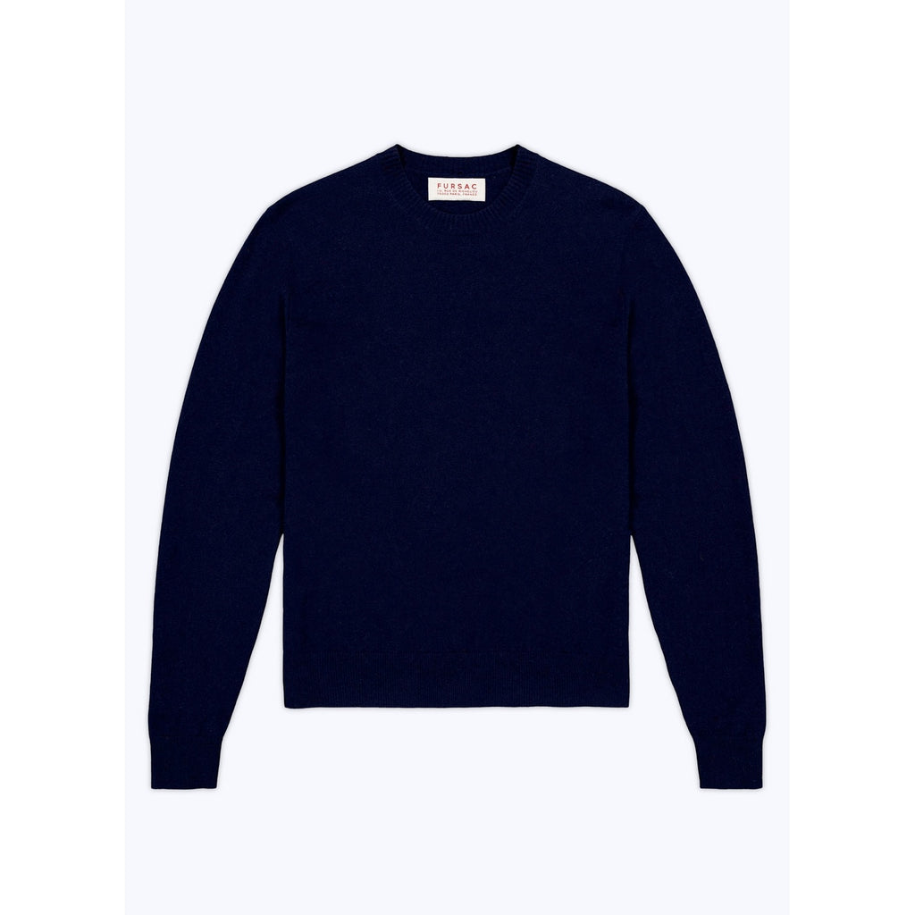 Wool And Cashmere Sweater - Navy Blue