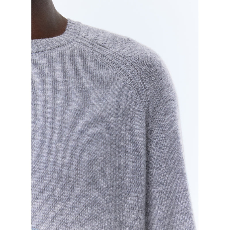 Pull Fin En Laine Et Cachemire - Gris