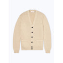 Cardigan Beige En Coton Et Cachemire - Beige