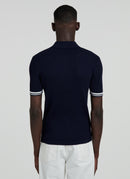 Fursac - Polo Short Sleeve Rib - Navy